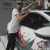 Audi Modelone-tron intervenido por el artista limeño Mateo Cabrera